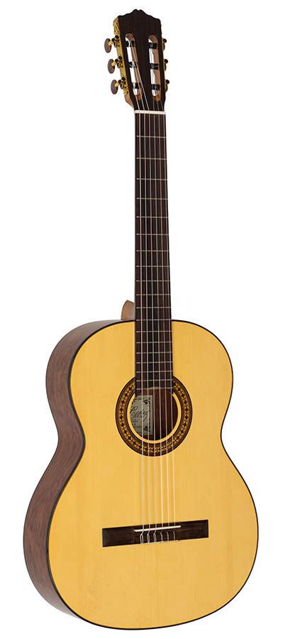 Salvador Cortez CS-25 Chitarra Classica con Top in Abete Engelmann Massello