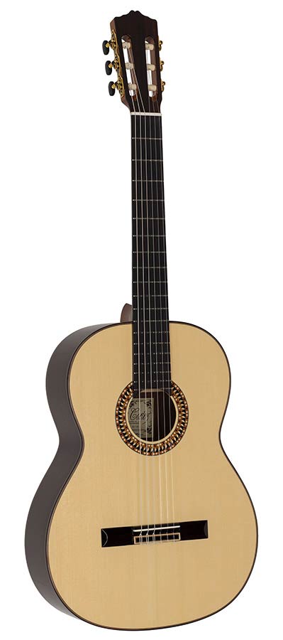 CS-130 - Salvador Cortez - Chitarra Classica 4/4 All Solid Master con tavola in abete massello e fondo/fasce in palissandro indiano Bracing Leggero
