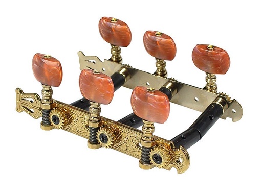 [MH102G-P1R] Salvador Cortez MH102G-P1R Set di meccaniche complete per chitarra classica