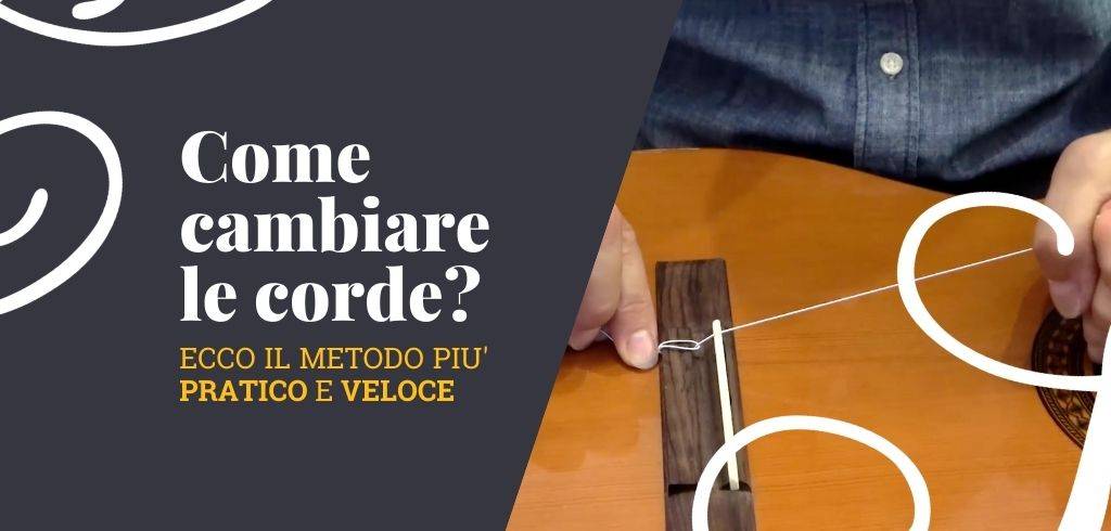 cambiare le corde della chitarra