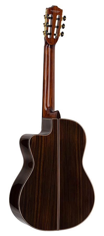 Salvador Cortez Ilsa CCE Chitarra classica amplificata a spalla mancante