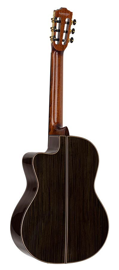 Salvador Cortez Ilsa SCE Chitarra classica amplificata a spalla mancante