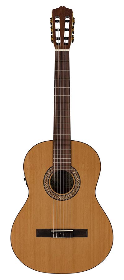 Salvador Cortez Maya CE Chitarra classica amplificata a spalla piena