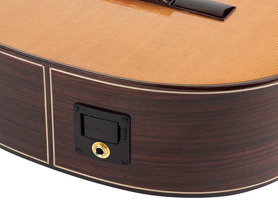 Salvador Cortez Ilsa CCE Chitarra classica amplificata a spalla mancante