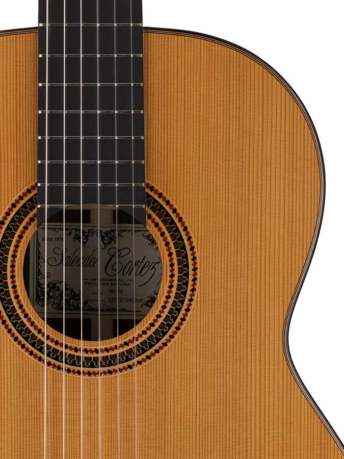 Salvador Cortez CC-80 Chitarra Classica con Top in Cedro Massello