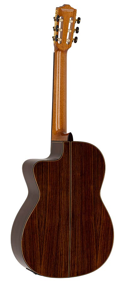 Salvador Cortez CC-60CE Chitarra Classica Cutaway con Top in Cedro Massello e Elettronica Fishman Presys I