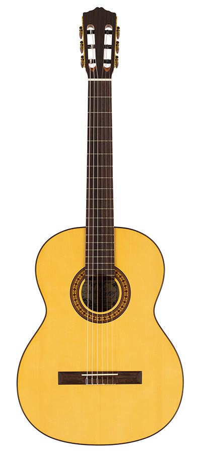 Salvador Cortez CS-25 Chitarra Classica con Top in Abete Engelmann Massello