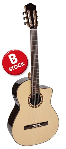 Salvador Cortez B/CS600CE-014 B-stock, SN:109228520185 Chitarra classica amplificata a spalla mancante   