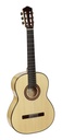 Salvador Cortez Sevillana B Chitarra flamenco blanca da concerto