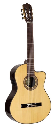[Ilsa SCE] Salvador Cortez Ilsa SCE Chitarra classica amplificata a spalla mancante