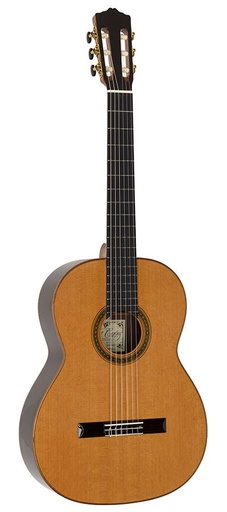 [CC-140] CC-140 - Salvador Cortez - Chitarra Classica 4/4 All Solid Master con tavola in cedro massello e fondo/fasce in palissandro indiano con inserto in acero fiammato