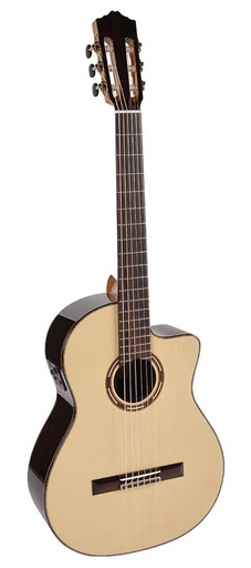 [CS-600CE] Salvador Cortez CS-600CE Chitarra classica amplificata a spalla mancante