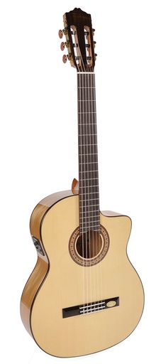 [CF-55CE] Salvador Cortez CF-55CE Chitarra flamenco amplificata a spalla mancante