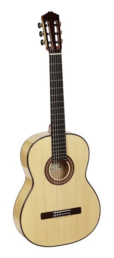 [Sevillana B] Salvador Cortez Sevillana B Chitarra flamenco blanca da concerto